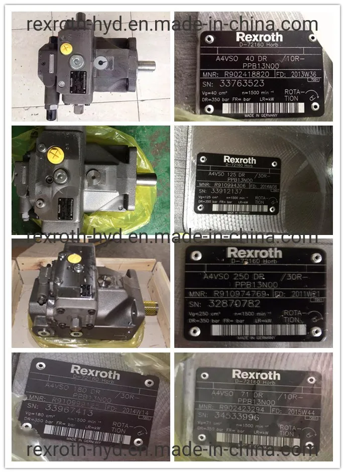 "Rexroth A4vso180dr/30r-Ppb13n00 A4vso180drg Lr2n/30r Hydraulic Axial Piston Variable Pump