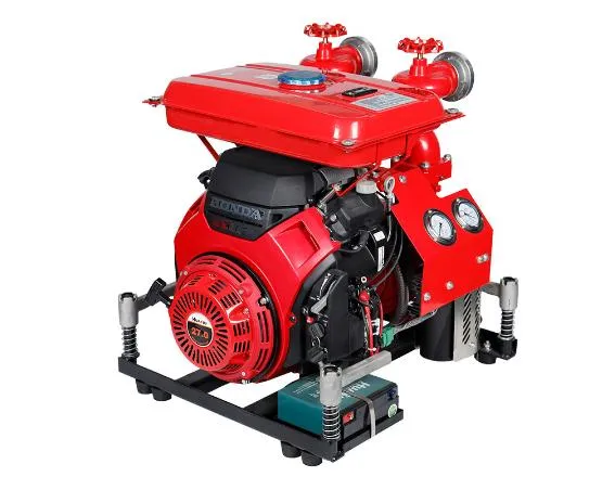 10bar 520lpm 27HP Portable Fire Fighting Pump with 2 Outlets