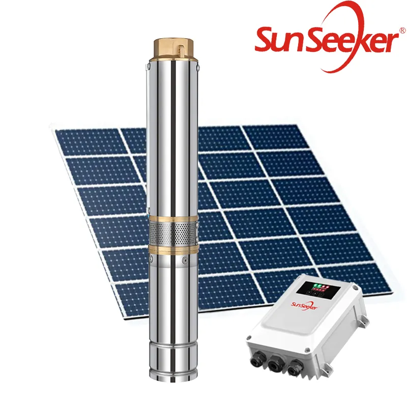 1100W 4inch Stainless Steel Solar Pump DC Submersible Solar Irrigation Water Pumps