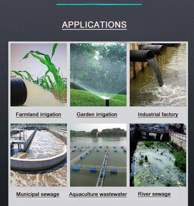 2.2kw 2 Inch Wq Automatic Stirring Submersible Electric Sewage Pump