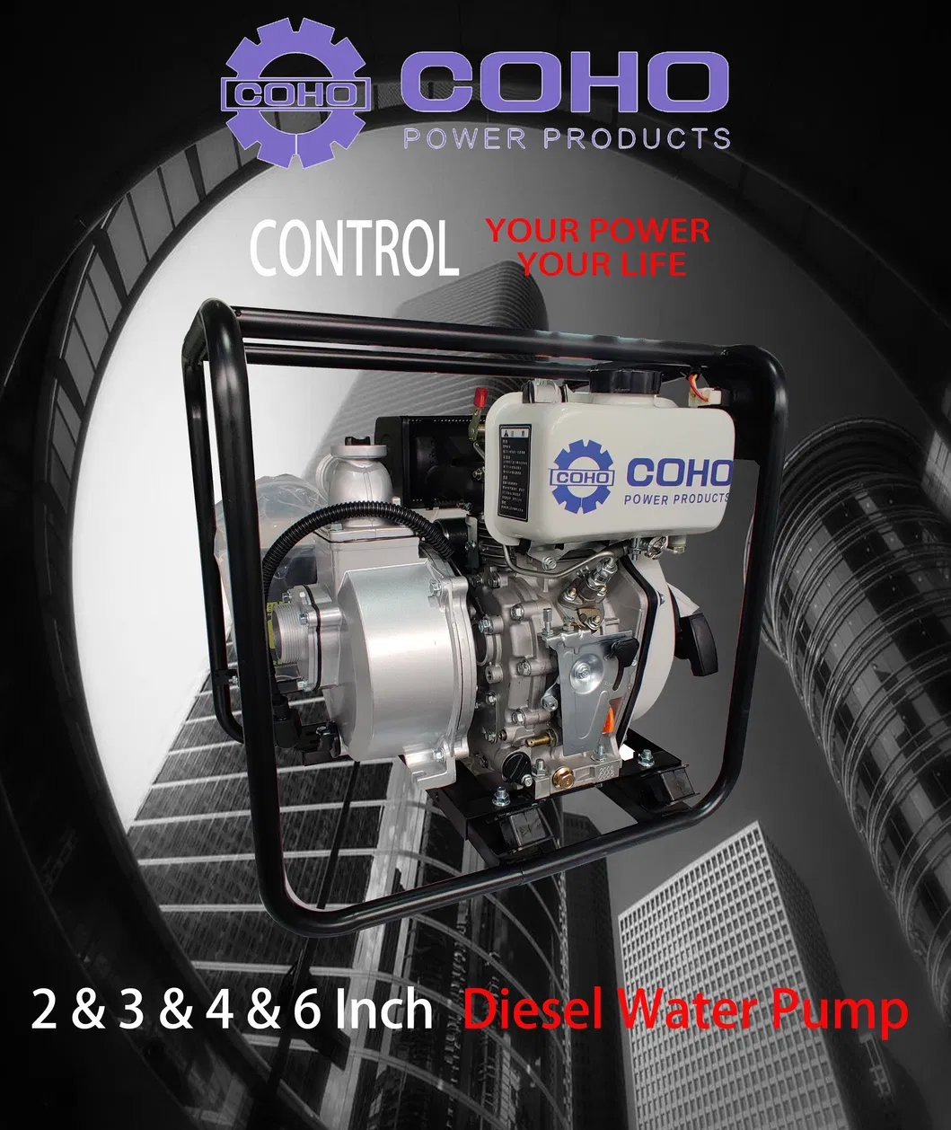 2-Inch Diesel Water Pump with 170f Engine