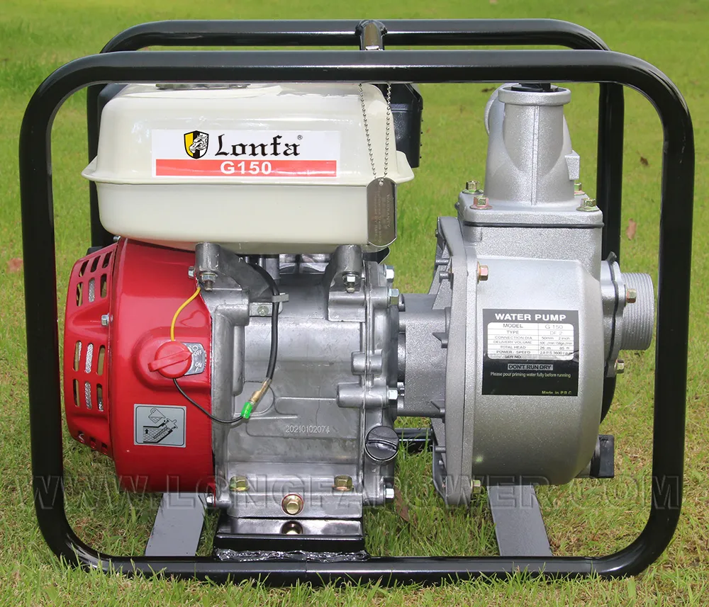 2inch 4.0HP 3inch 5.0HP Four Stroke Ohv Gasoline Water Pump Eg150 G150 Eg200 G200