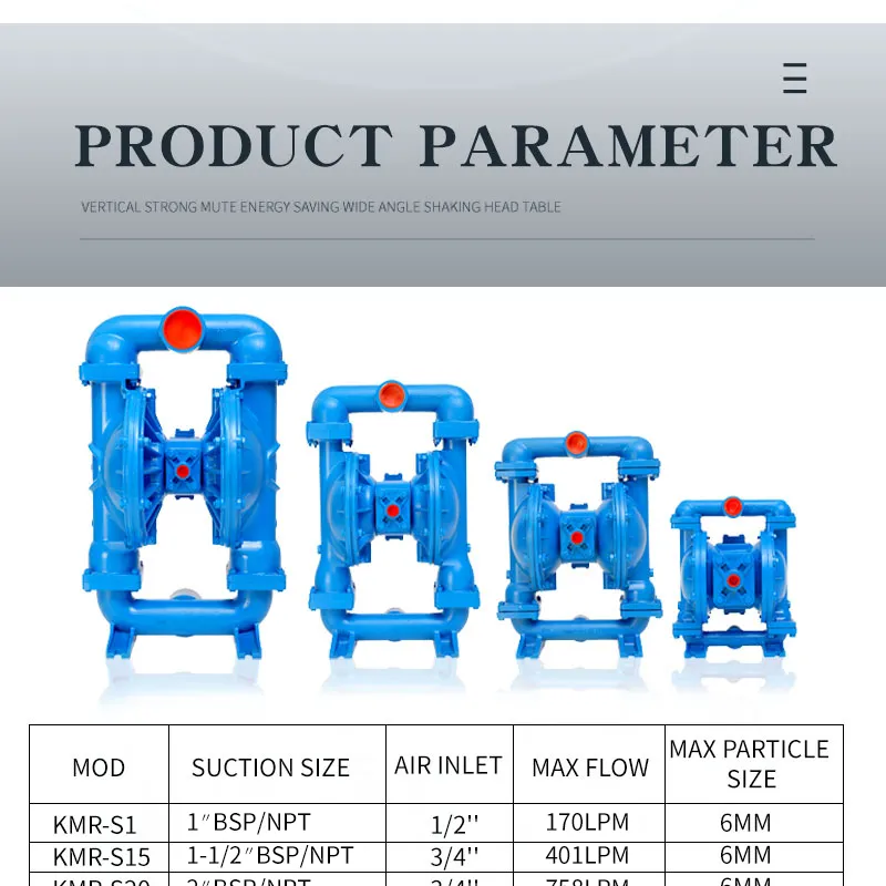 3 Inch Aluminum Portable Diaphragm Pump