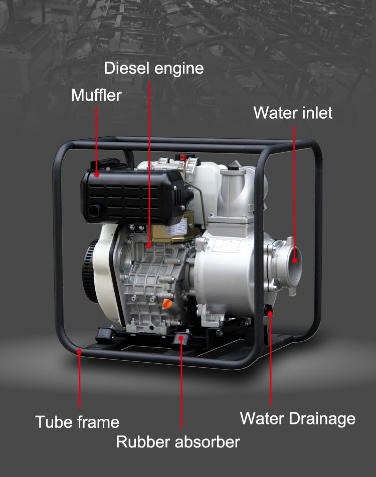 3 Inch Manually Started Diesel Water Pump (DP30)