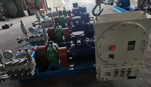 350bar, 500bar 3-Plunger High Pressure Rust Removal Pump