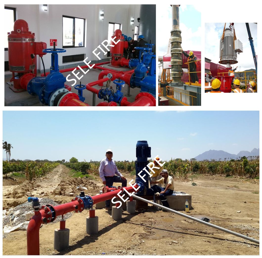 350gpm Vertical Turbine Diesel Engine Fire Fighting Pump UL Listed