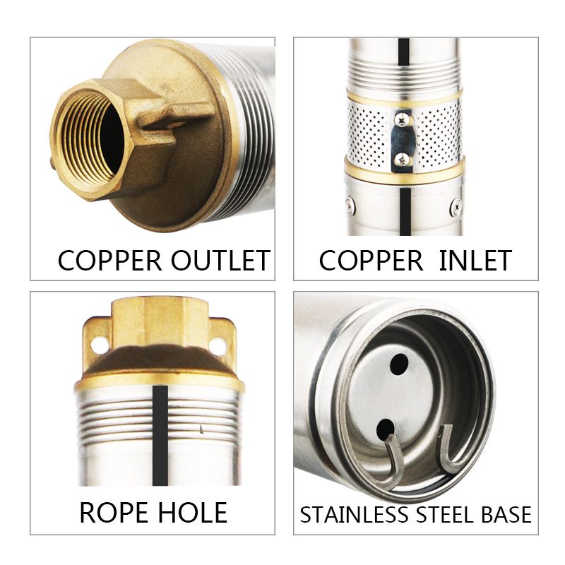 4sdm Deep Well Water Pump for 3 to 10 Inch Submersible Water Electric Pump