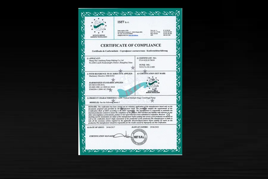 50/60Hz Water Pump Liansheng Brand