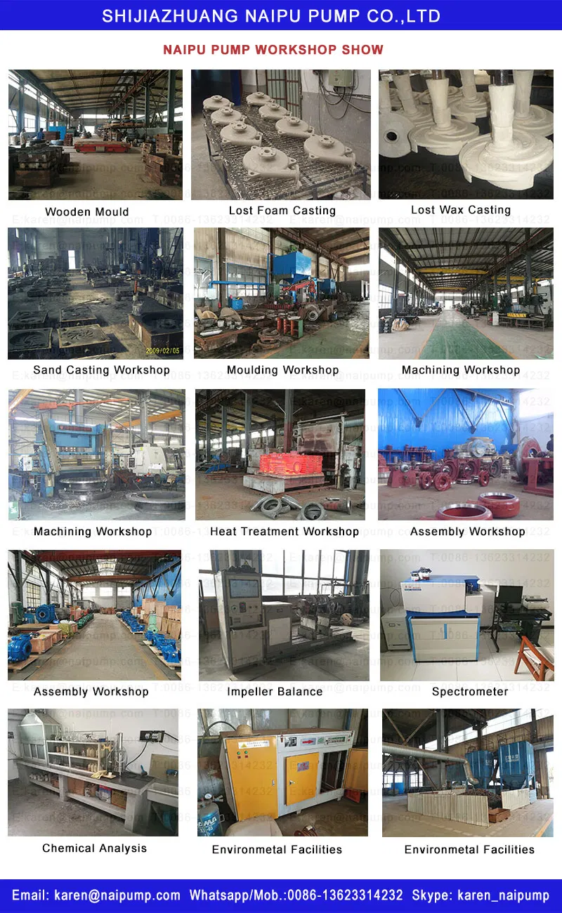 6 Inch Mineral Flotation Processing Slurry Pumps