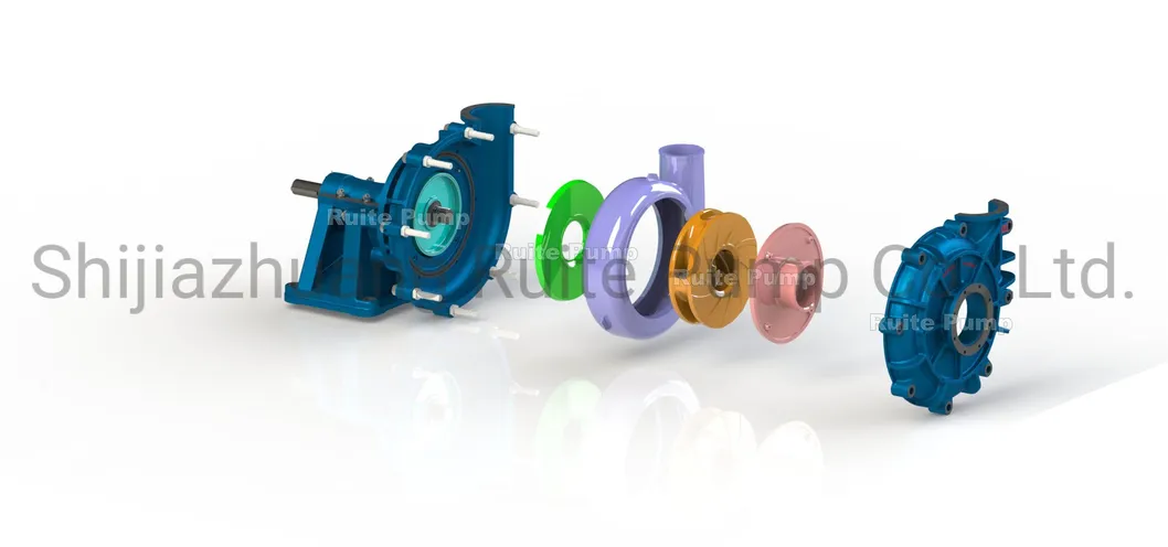 61m Head 830m3/H Flow Cantilevered Horizontal Mining Sludge Slurry Pumps