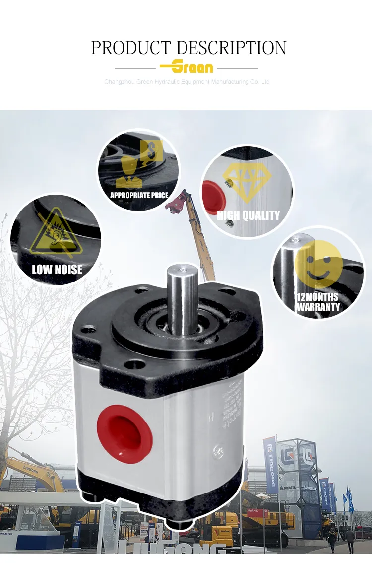 Aluminium CBN CBN-3 Series CBN-E306 CBN-E308 Hydraulic Gear Pump for Forklift Trucks