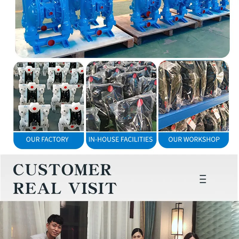 Aluminum Air Operated Double Diaphragm Pumps