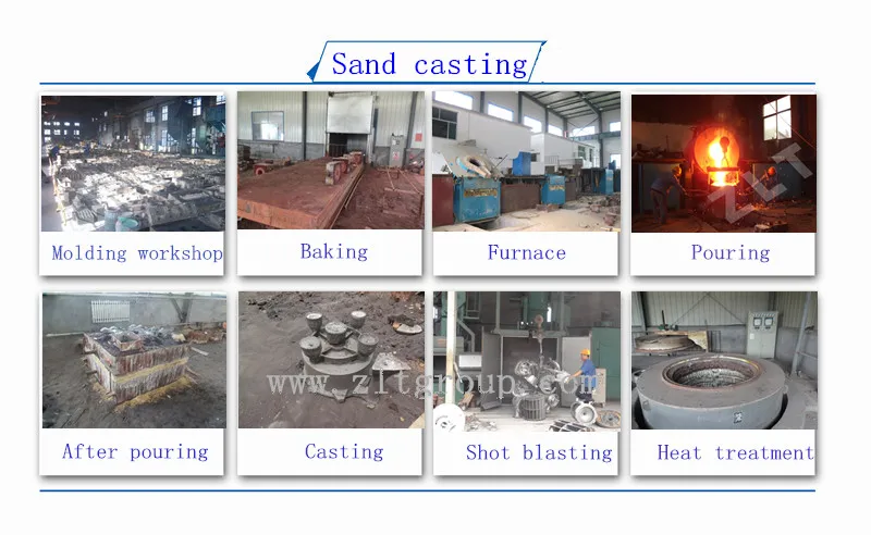 ANSI Titanium Goulds 3196 Pump Casing Made by Sand Casting