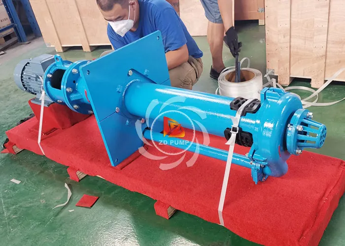 Anti Abrasion Wet Pit Dewatering Slurry Pump Vertical Sludge Lifting Pump