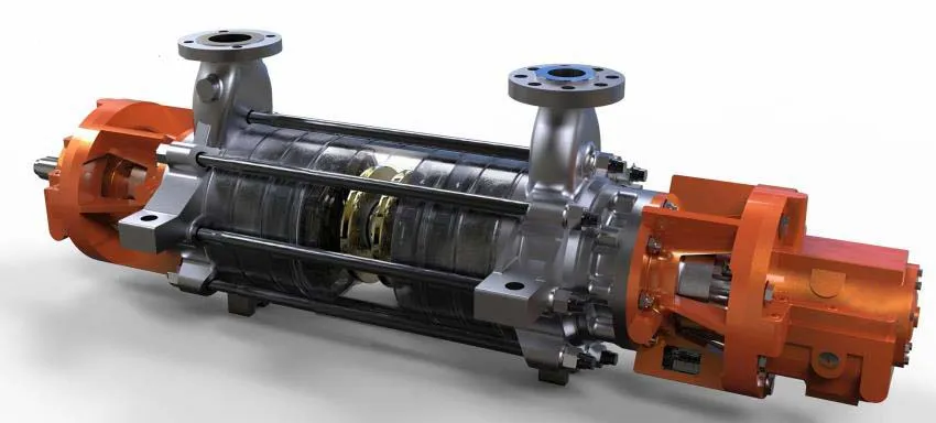 API Standard 610 Pumps Series - Horizontal Multi-Stage Pumps (Ring Section) - Bb4