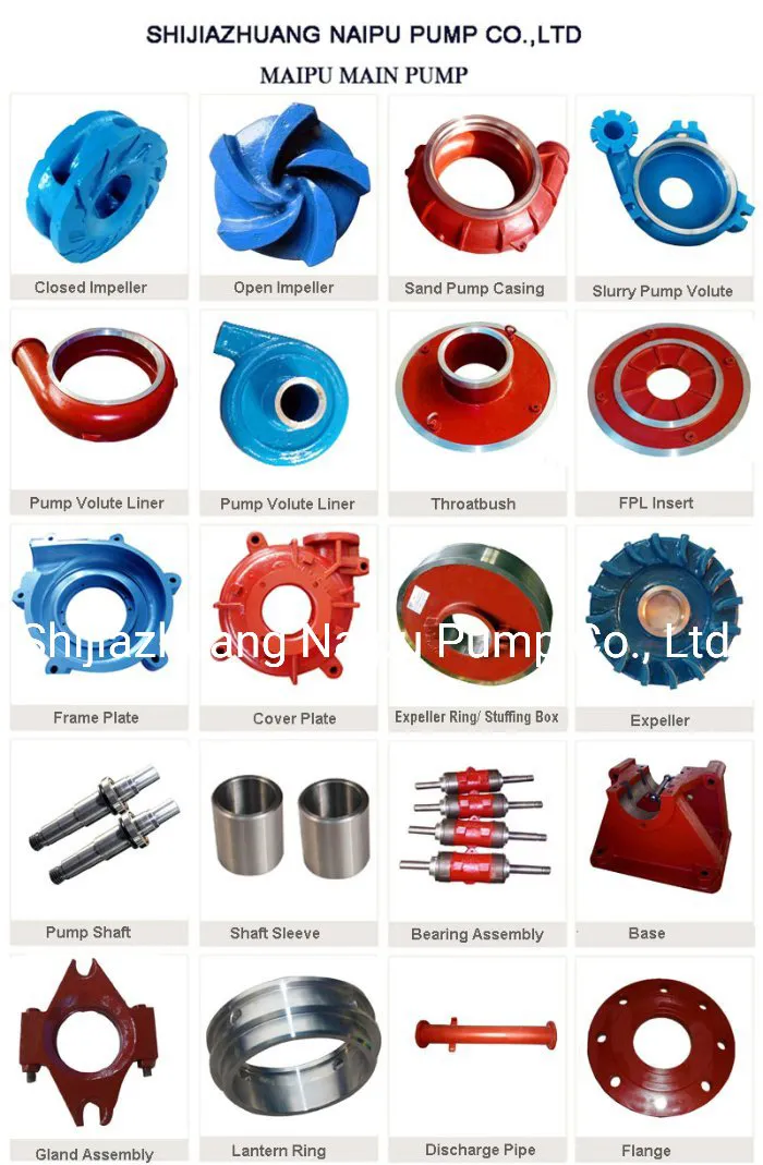 B1127 R55 Slurry Pump Rubber Impeller 1.5/1b-Ah