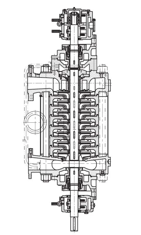 BB4 Standard Single Shell Multistage Feed Water Pump