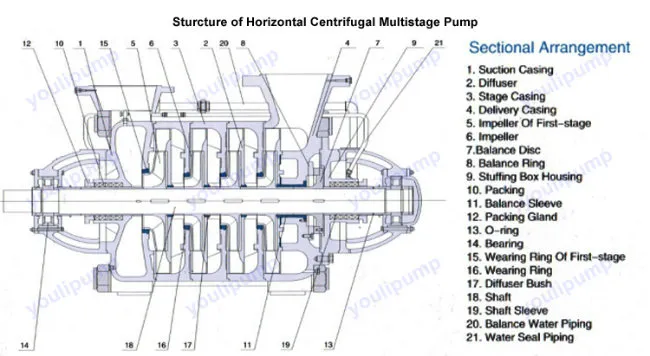 Big Capacity Multistage Centrifugal Water Pump for Agriculture Irrigation