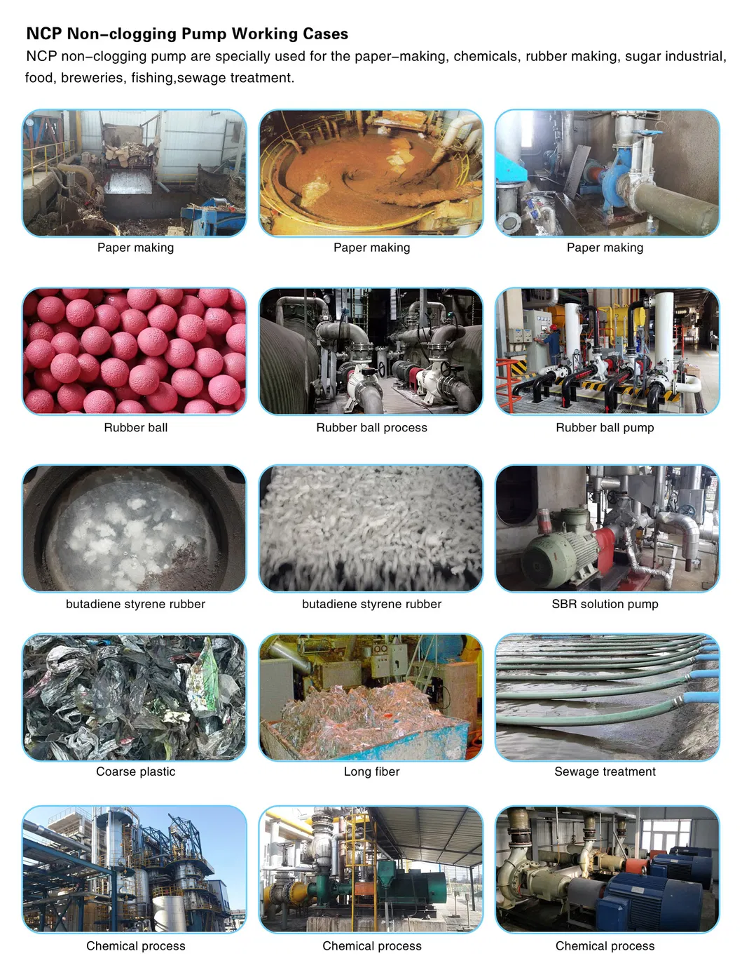 Chemical Industrial Non-Clogging Pump