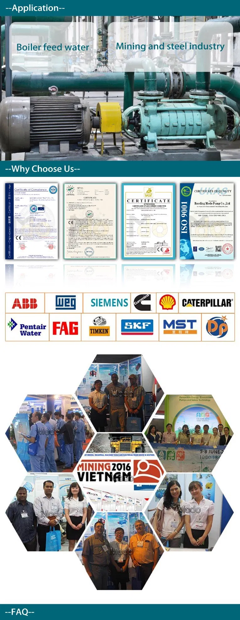 Custom Electric High Pressure Mechanical Seal Irrigation Submersible Sea Water Pump for Urban Water Supply and Drainage