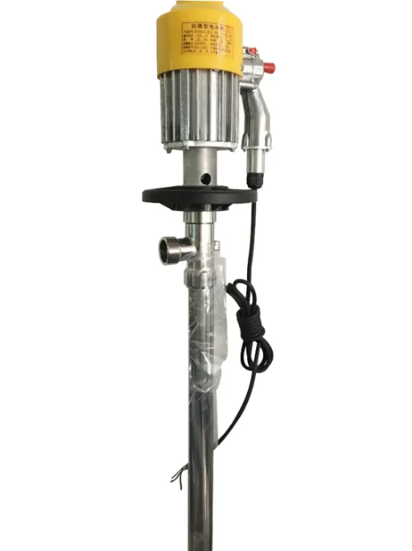 Electric Gasoline Transfer Oil Drum Pump with Factory Price (HD-EX2-V+SS316L-1500HP)