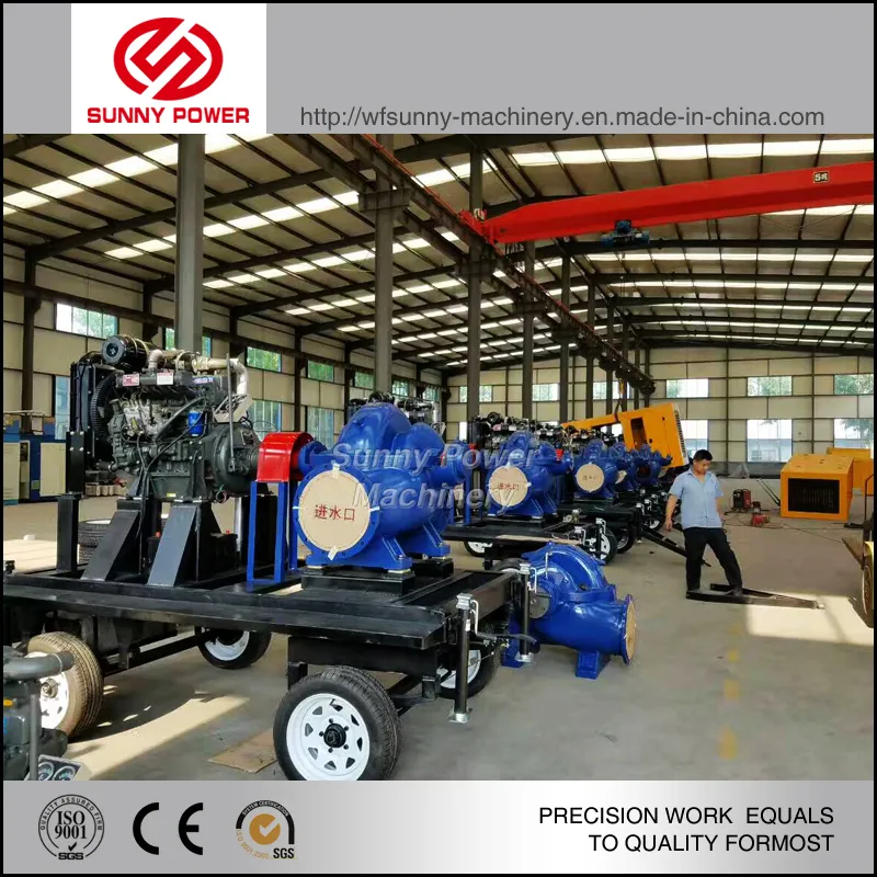 Factory Irrigation Energy Saving Cheap Diesel Water Pump for Mine Dewatering or Irrigation
