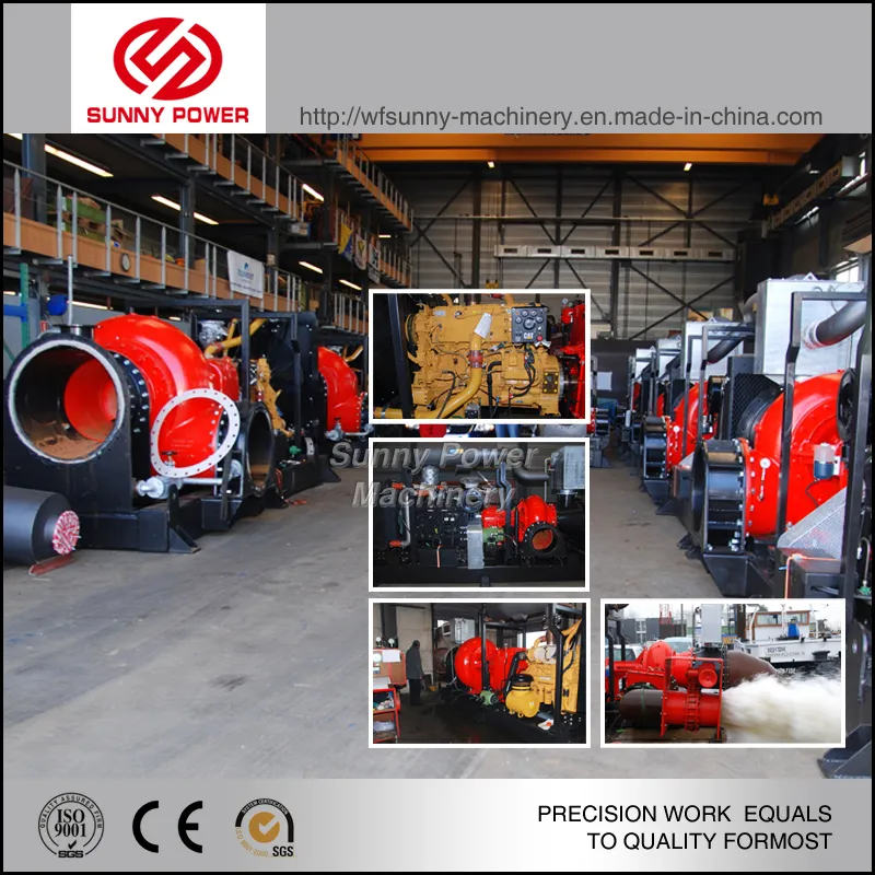 Factory Irrigation Energy Saving Cheap Diesel Water Pump for Mine Dewatering or Irrigation
