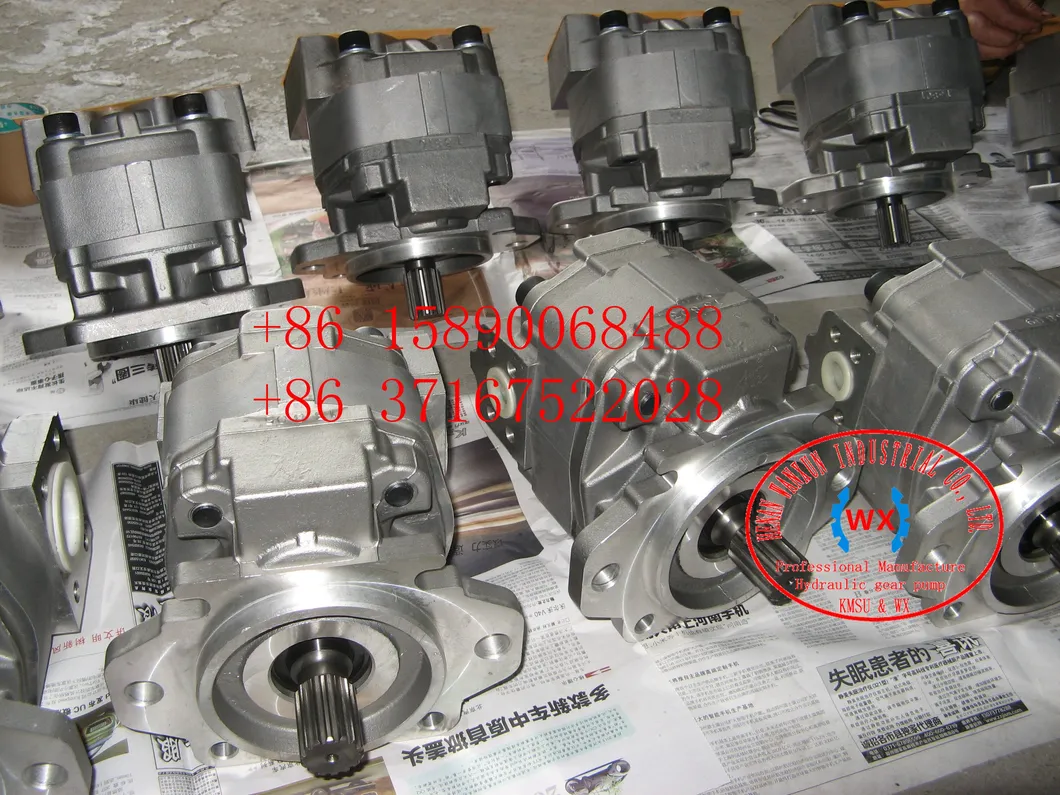 Factory Manufacturing Gear Pump 705-22-40070 for Wa500-1 Wheel Loader Part