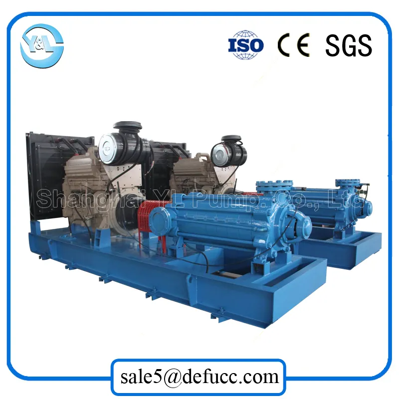 High Efficiency Multistage Diesel Centrifugal Vane Pump for Chemical Industry