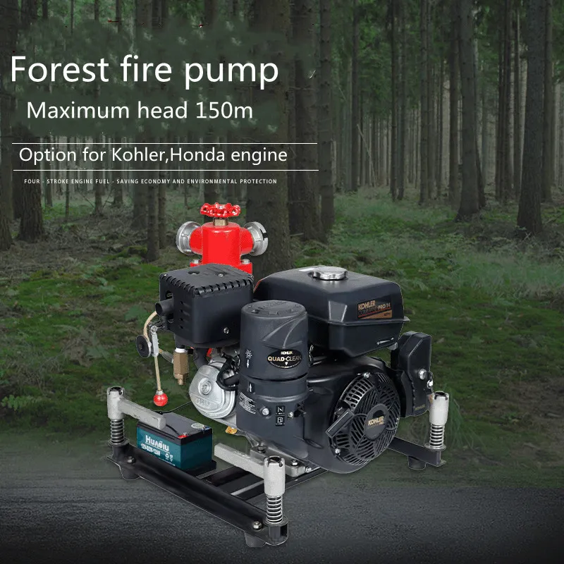 High Pressure 10 Bar Head 150m Forest Fire Fighting Pump