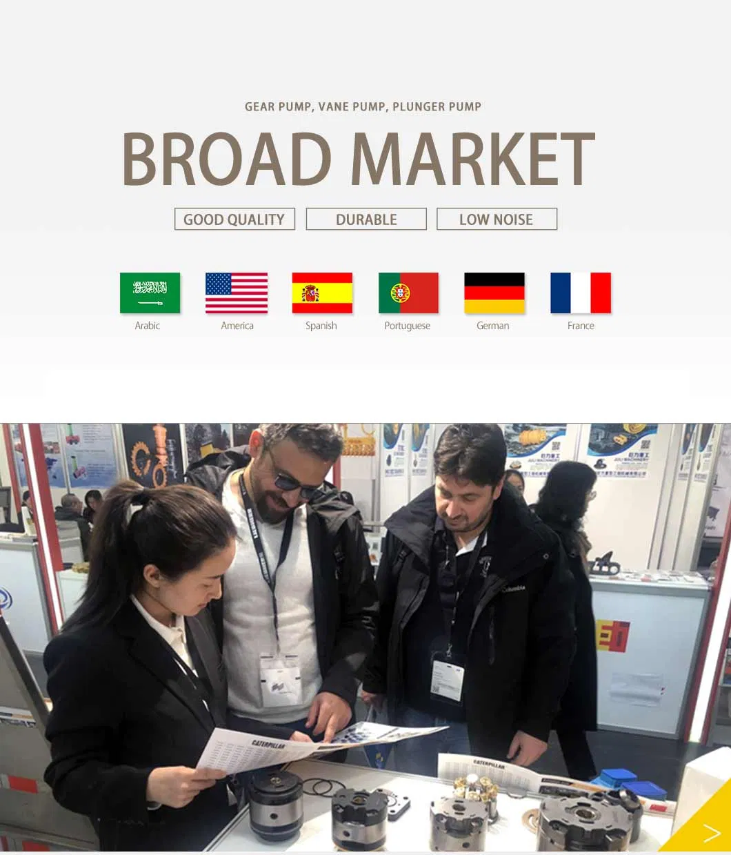 High Pressure Engine Spare Parts Hydraulic System Gear Plunger Pump Piston Hydraulic Pump