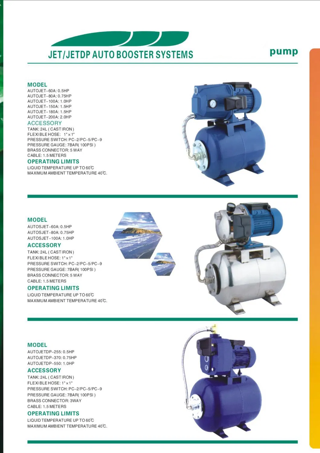 High Pressure Self-Priming Surface Jet Pump Js Series Water Pump