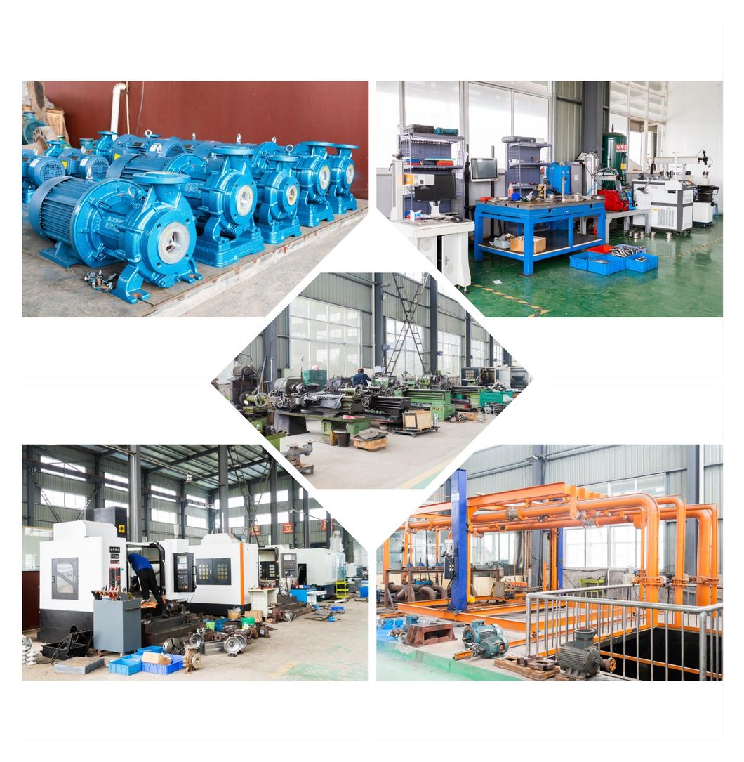 Hmfl No Leakage Chemical Horizontal Anti-Corrosion Liquid Centrifugal Fluorine Lined Acid Alkali Resistant Magnetic Drive Pump