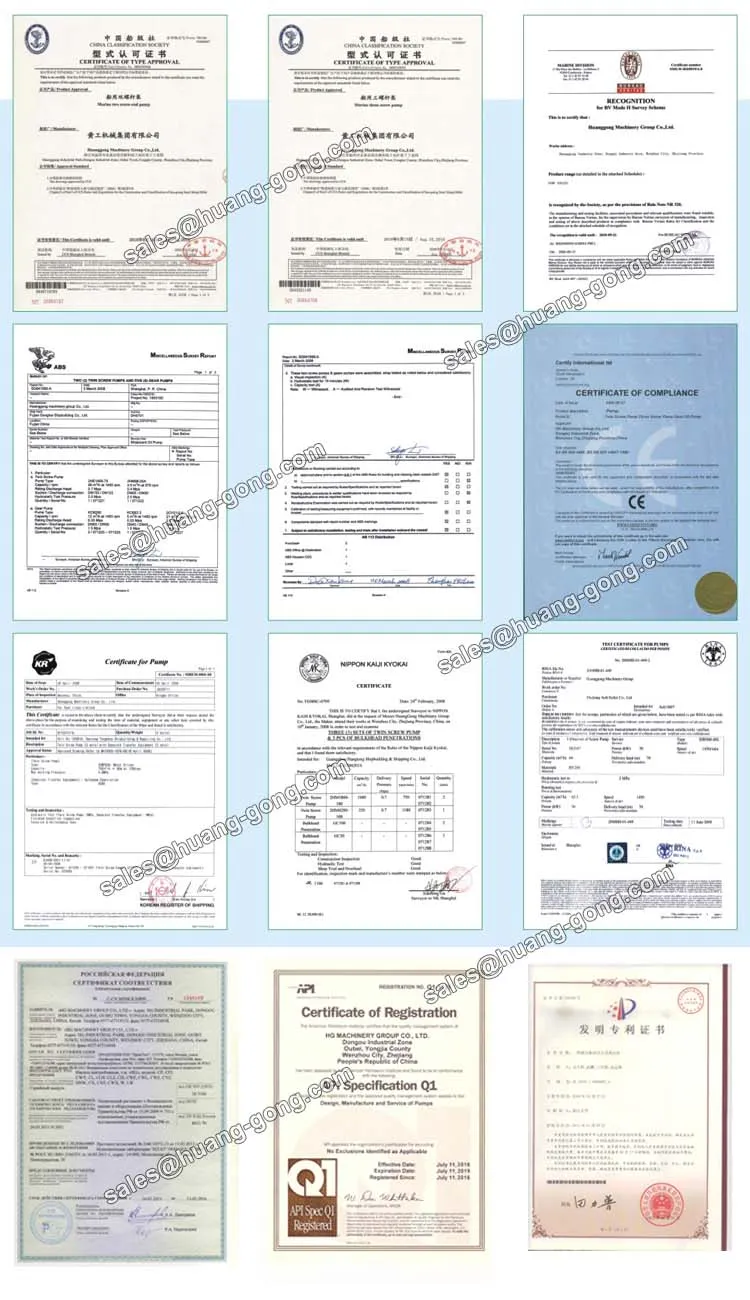 Horizontal Marine High Temperature Stainless Steel Twin Screw Type Bitumen Cargo Pump for Bitumen Tanker