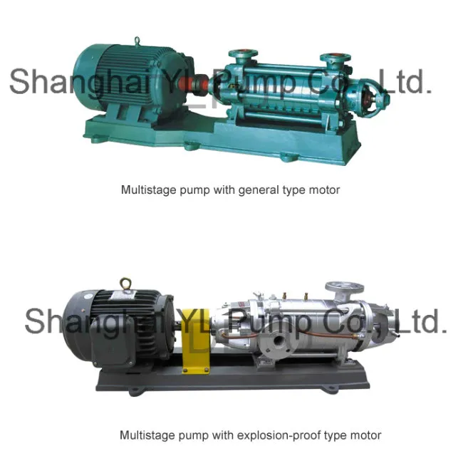 Horizontal Multistage High Pressure Electric Motor Centrifugal Water Pump