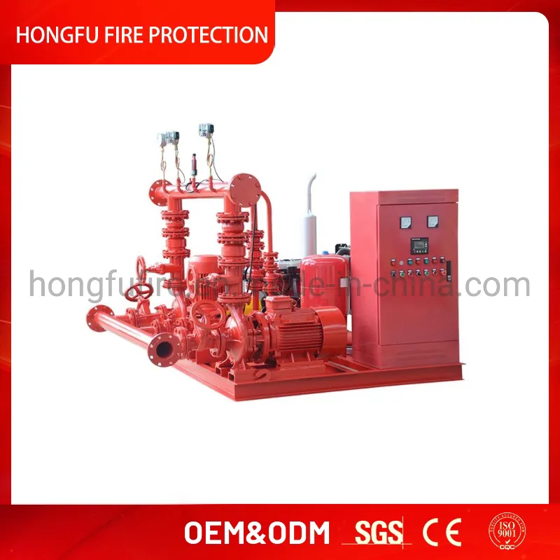 Horizontal Split Casing Diesel Fire Pump Nfpa20 Fire Fighting Pump