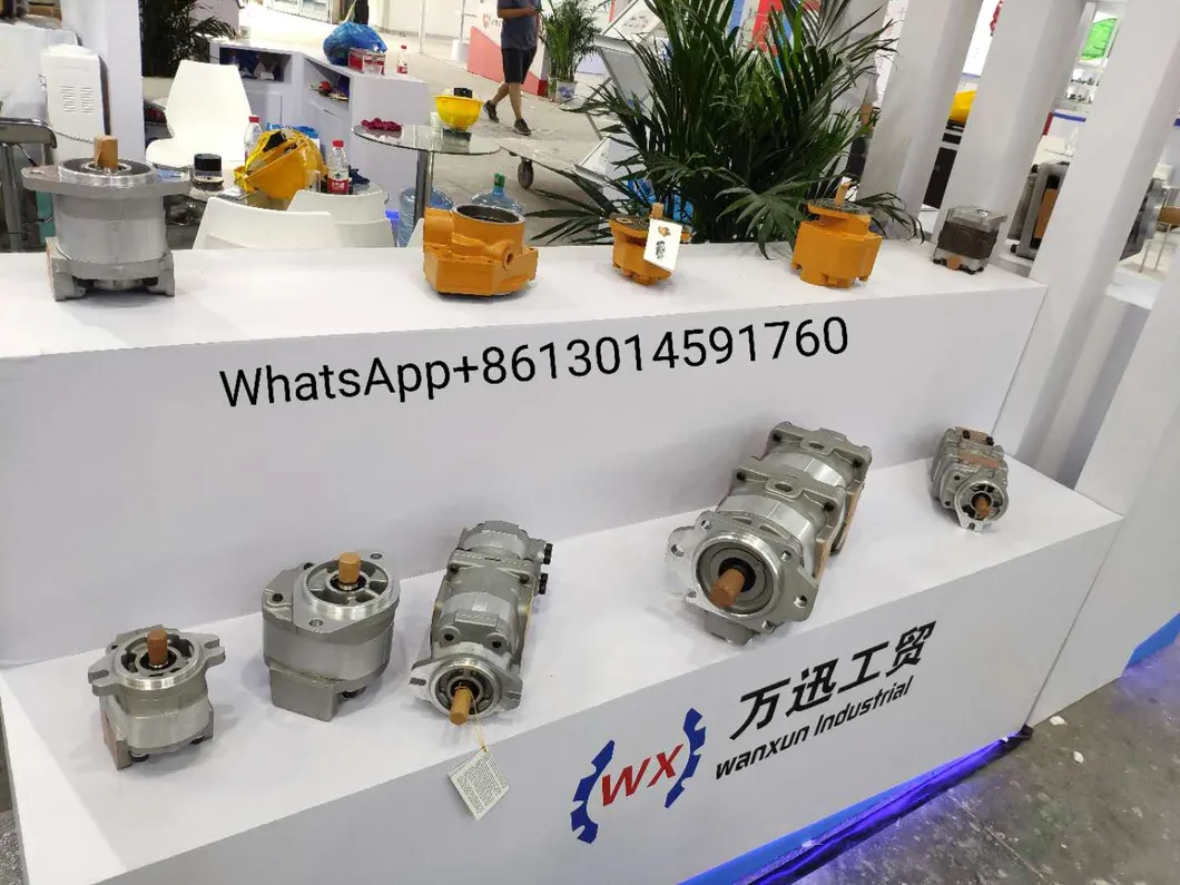 Hydraulic Pump for Komatsu Wheelloader Wa90 Wa100 Wa120 Wa180 Wa200 Wa150