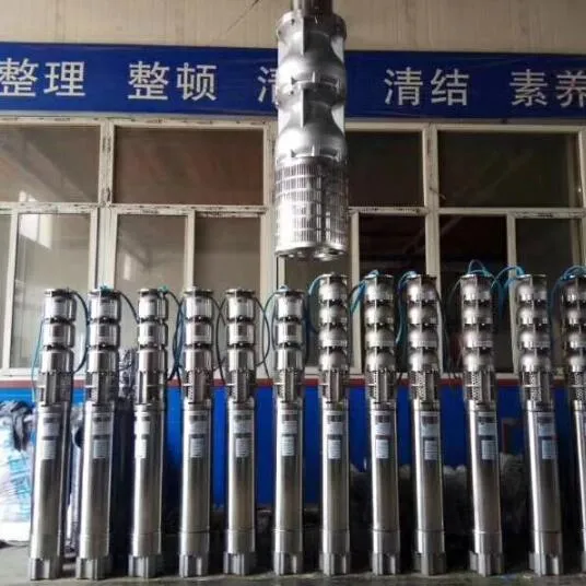 Irrigation Cast Iron / Stainless Steel Electric Submersible Water Deep Well Pump