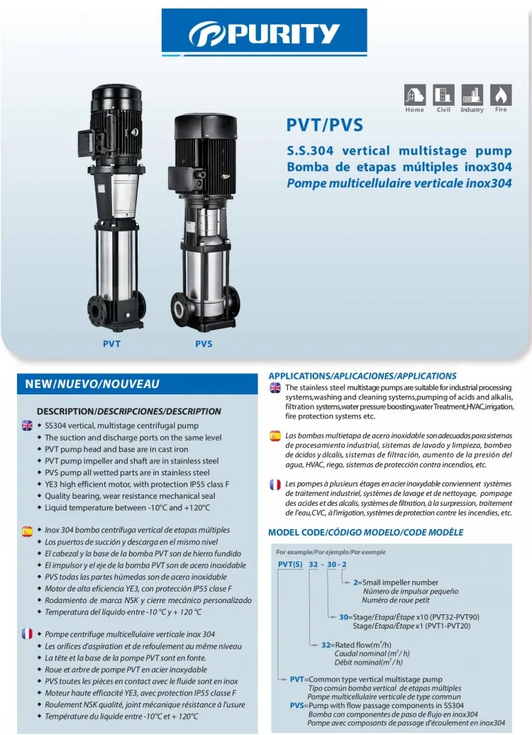 Irrigation Jockey Multistage Pipeline Circulating Booster Pump
