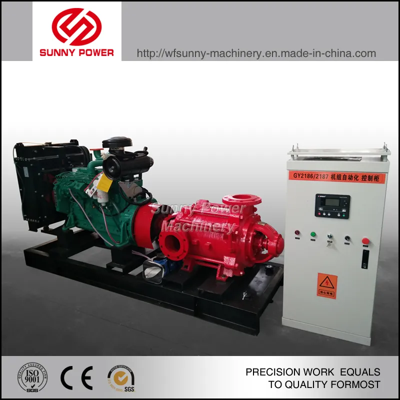 Irrigation Water Pump Driven by 66kw Diesel Engine