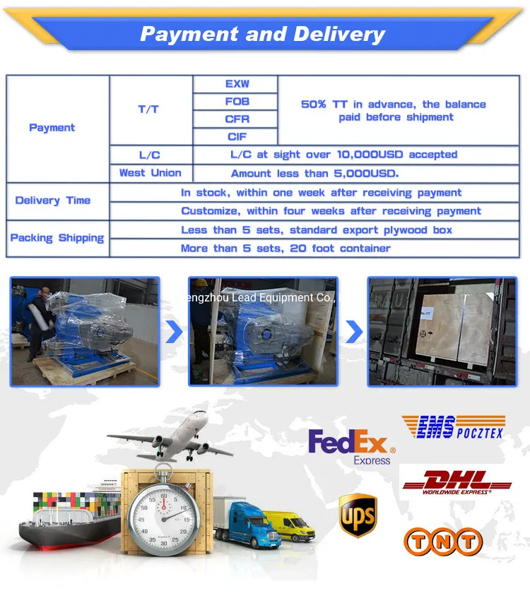 Lh125-915b Peristaltic Hose Pump for Pumping Slurries
