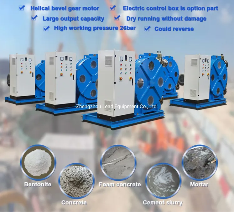 Lh125-915b Peristaltic Hose Pump for Pumping Slurries