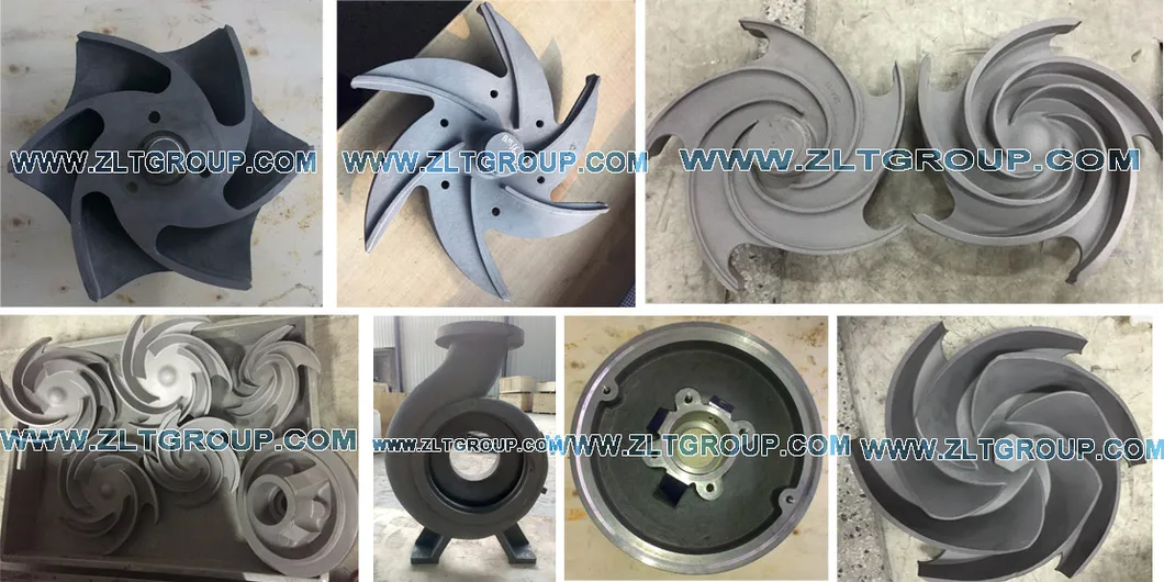Lost Wax/Precision/Investment Casting ANSI Chemical Centrifugal Pump ANSI Zlt 196 Pump Impeller 2X3-6 in Stainless/Carbon Steel