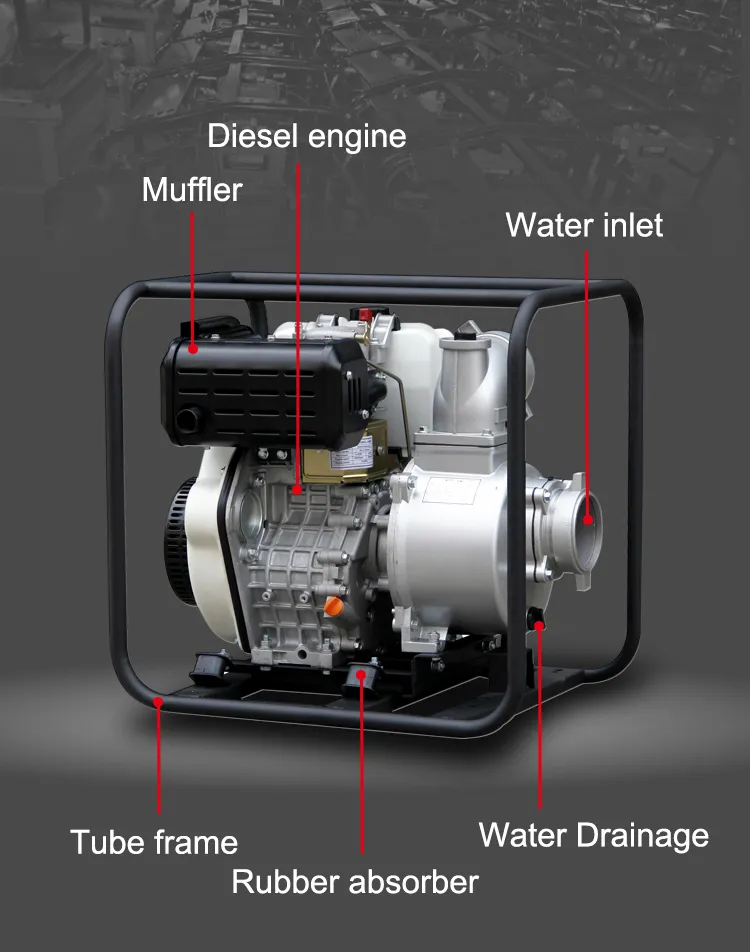 Manually Started Diesel Engine Water Pump Set (DP30)