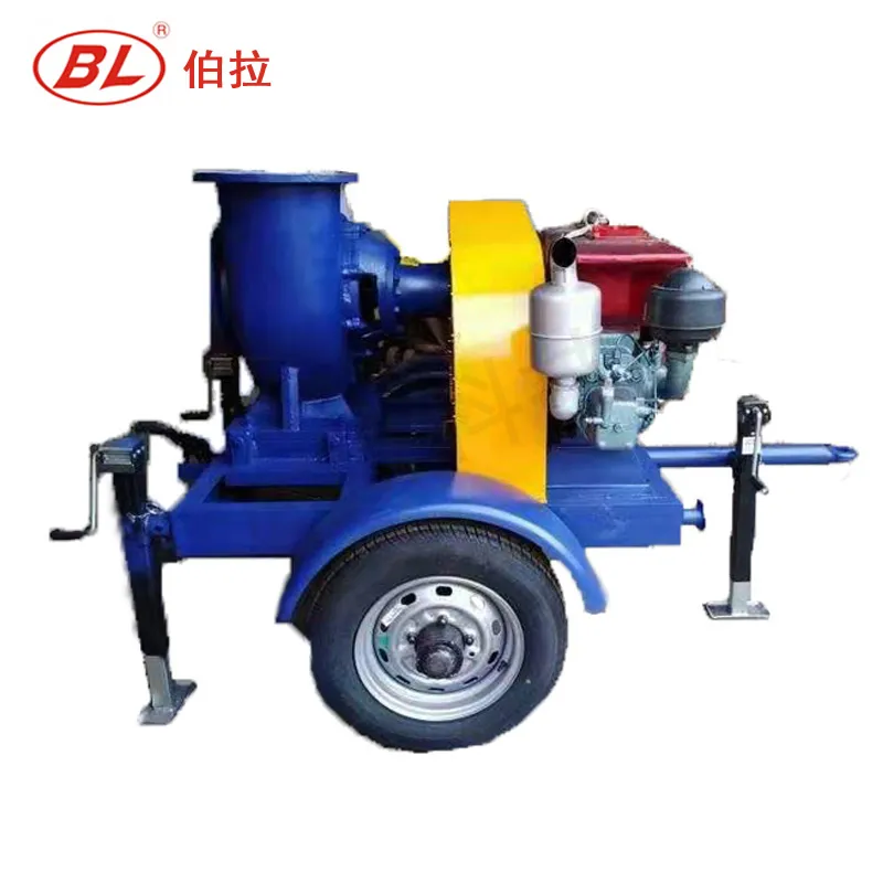 Muted Trailer Diesel Water Pump