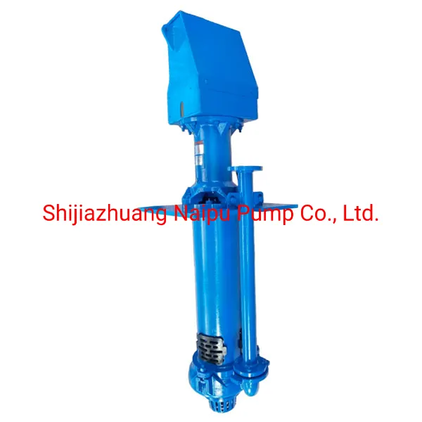 Naipu OEM Gold Ore Machinery Vertical Mining Centrifugal Slurry Pump for Sale with Rubber Parts