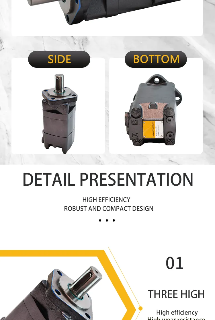 Oms200 Oms250 Oms315 Oms400 Mini Piston Hydraulic Motor for Drilling Rig