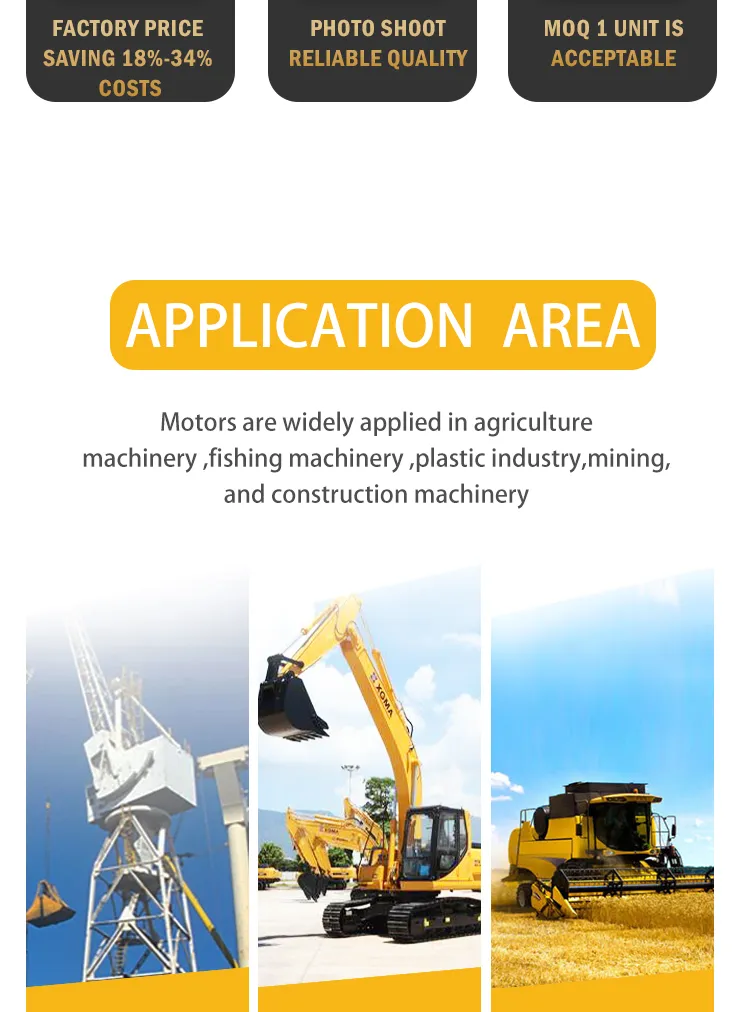 Oms200 Oms250 Oms315 Oms400 Mini Piston Hydraulic Motor for Drilling Rig