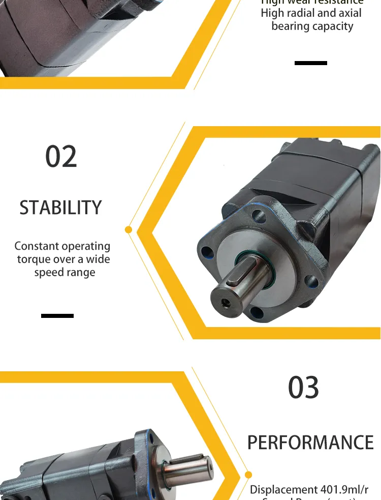 Oms200 Oms250 Oms315 Oms400 Mini Piston Hydraulic Motor for Drilling Rig