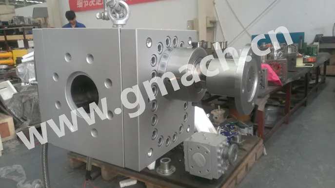 Plastic Extrusion Melt Pump Metering Pump for HDPE Pipe Extrusion Line